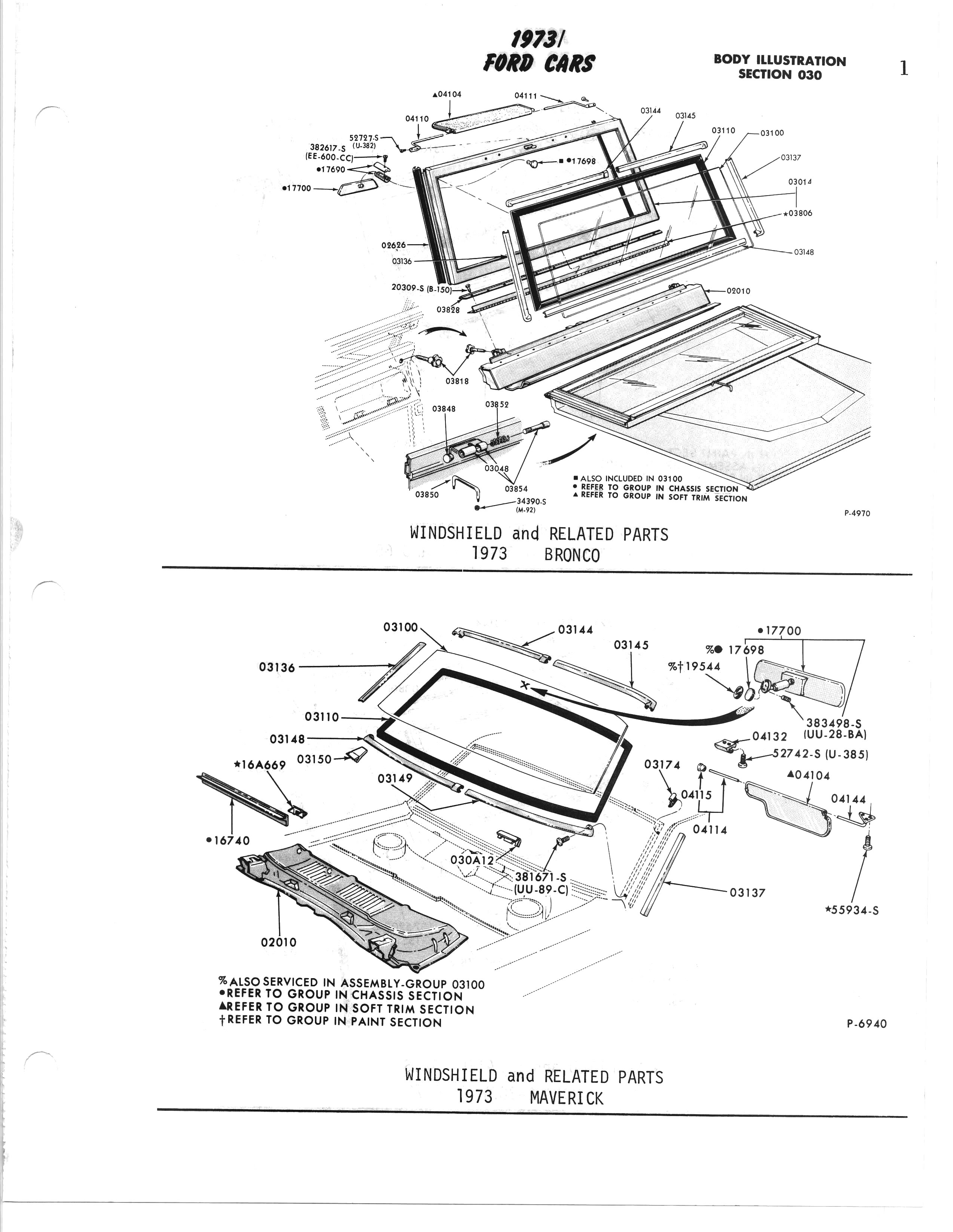 1973 Ford Parts Illustrations - Section 000 / Ford1973V2pix0542.jpg